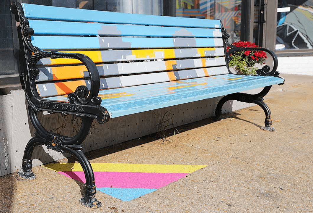 Art Benches - NEON Norfolk